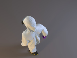 biohazard suit male acc 2130 001 Model 3D