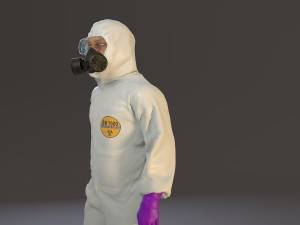 biohazard suit male acc 2130 001 Model 3D