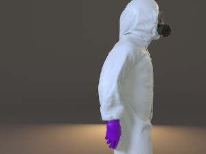 biohazard suit male acc 2130 001 Model 3D
