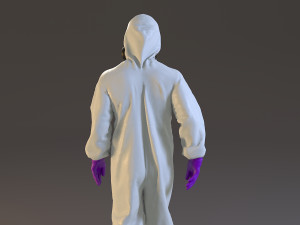 biohazard suit male acc 2130 001 Model 3D