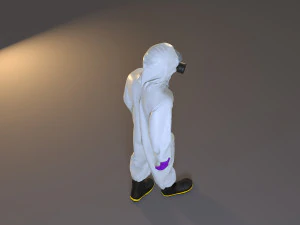 biohazard suit male acc 2130 001 3D Model