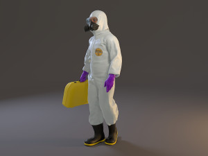 biohazard suit male acc 2130 002 3D Модель