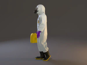 biyolojik tehlike kıyafeti erkek acc 2130 002 3D Model