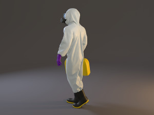 biohazard suit male acc 2130 002 3D Модель