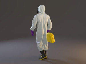 biohazard suit male acc 2130 002 3D Модель