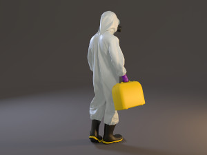 biohazard suit male acc 2130 002 3D Модель