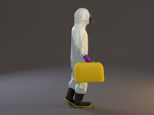 biohazard suit male acc 2130 002 3D Модель