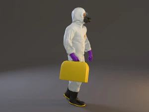 biyolojik tehlike kıyafeti erkek acc 2130 002 3D Model