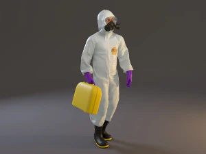 biyolojik tehlike kıyafeti erkek acc 2130 002 3D Model