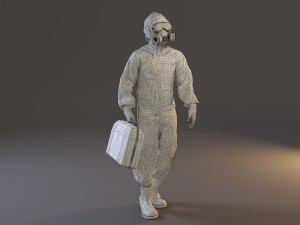 biohazard suit male acc 2130 002 3D Модель