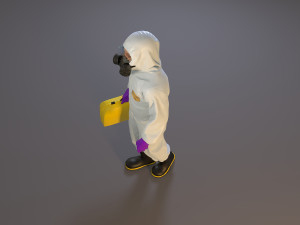 biohazard suit male acc 2130 002 3D Модель