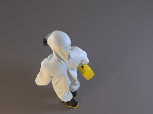 biohazard suit male acc 2130 002 3D Модель