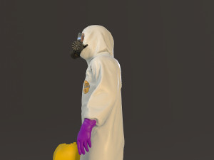 biohazard suit male acc 2130 002 3D Модель