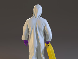 biohazard suit male acc 2130 002 3D Модель