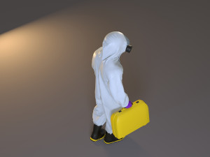 biohazard suit male acc 2130 002 3D Модель