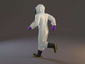 biohazard suit male acc 2130 003 3D Модель