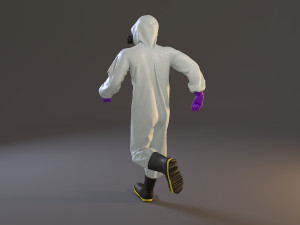 biohazard suit male acc 2130 003 3D Модель