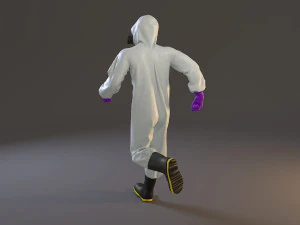 biohazard suit male acc 2130 003 3D Model