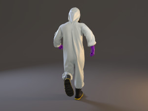 biohazard suit male acc 2130 003 3D Модель
