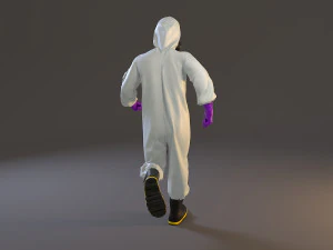 biohazard suit male acc 2130 003 3D Model