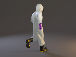 biohazard suit male acc 2130 003 3D Модель