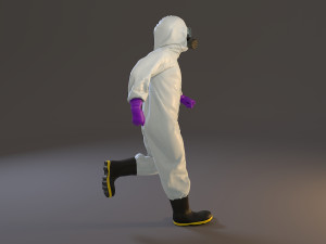biohazard suit male acc 2130 003 3D Модель