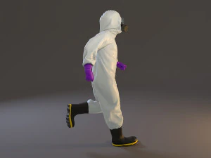 biohazard suit male acc 2130 003 3D Model