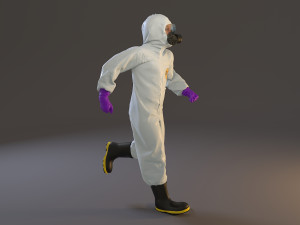 biohazard suit male acc 2130 003 3D Модель