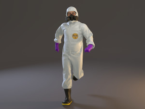 biohazard suit male acc 2130 003 3D Модель