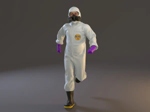 biohazard suit male acc 2130 003 3D Model