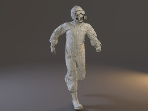 biohazard suit male acc 2130 003 3D Модель