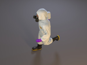 biohazard suit male acc 2130 003 3D Модель