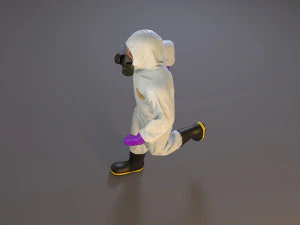 biohazard suit male acc 2130 003 3D Model