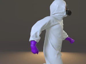 biohazard suit male acc 2130 003 3D Model
