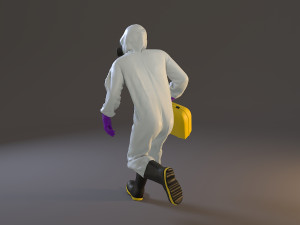 biohazard suit male acc 2130 004 Model 3D