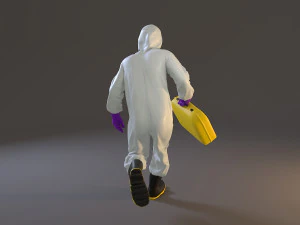 biohazard suit male acc 2130 004 3D Model
