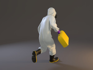 biohazard suit male acc 2130 004 Model 3D