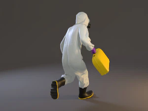 biohazard suit male acc 2130 004 3D Model