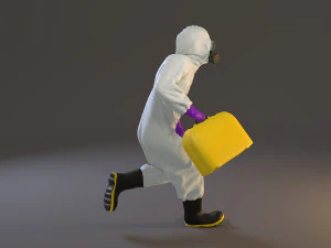 biohazard suit male acc 2130 004 3D Model