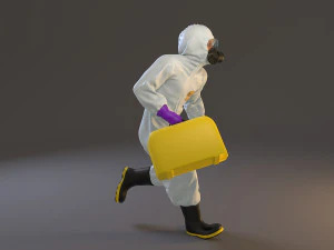 biohazard suit male acc 2130 004 3D Model