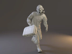 biohazard suit male acc 2130 004 3D Model