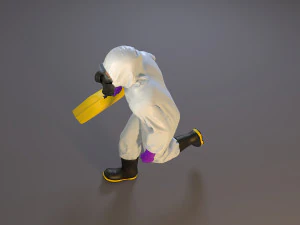 biohazard suit male acc 2130 004 3D Model