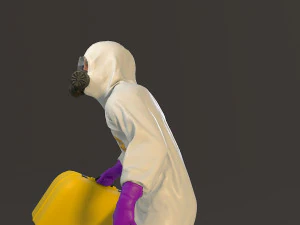 biohazard suit male acc 2130 004 3D Model
