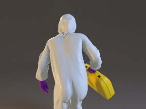 biohazard suit male acc 2130 004 Model 3D