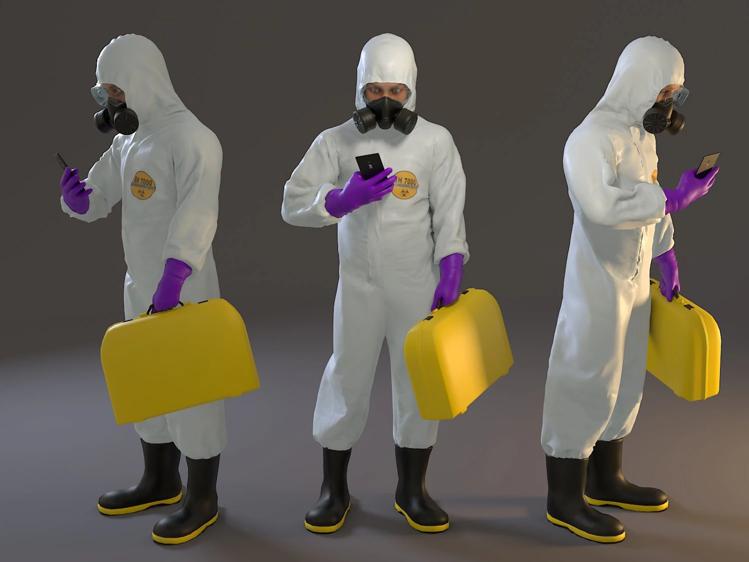 biohazard suit male acc 2130 005 3D Model .c4d .max .obj .3ds .fbx .stl .blend 