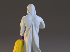 biohazard suit male acc 2130 005 3D Model