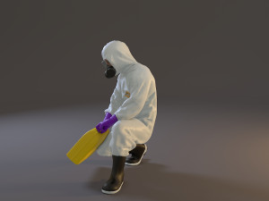 biohazard suit male acc 2130 006 Modelo 3D