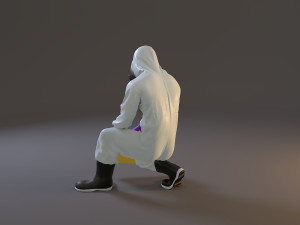 biohazard suit male acc 2130 006 Modelo 3D
