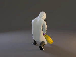 biohazard suit male acc 2130 006 3D Model
