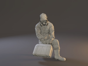 biohazard suit male acc 2130 006 Modelo 3D